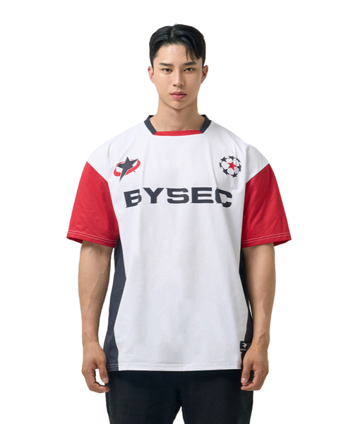 BYSEC(バイジェック)の「テックスクラブホーム オーバーサイズ 半袖Tシャツ(Tシャツ/カットソー・メンズ・ホワイト・MEDIUM)」の1枚目の写真