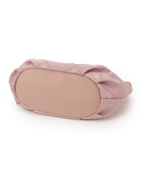 ITS'DEMO（イッツデモ）の「リボン刺繍ミニトート（ハンドバッグ・レディース・ブラック/ベージュ/ピンク系・00）」の15枚目の写真