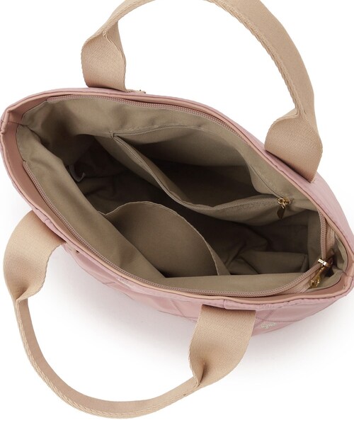 ITS'DEMO（イッツデモ）の「リボン刺繍ミニトート（ハンドバッグ・レディース・ブラック/ベージュ/ピンク系・00）」の16枚目の写真