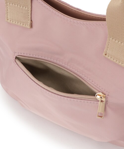 ITS'DEMO（イッツデモ）の「リボン刺繍ミニトート（ハンドバッグ・レディース・ブラック/ベージュ/ピンク系・00）」の20枚目の写真