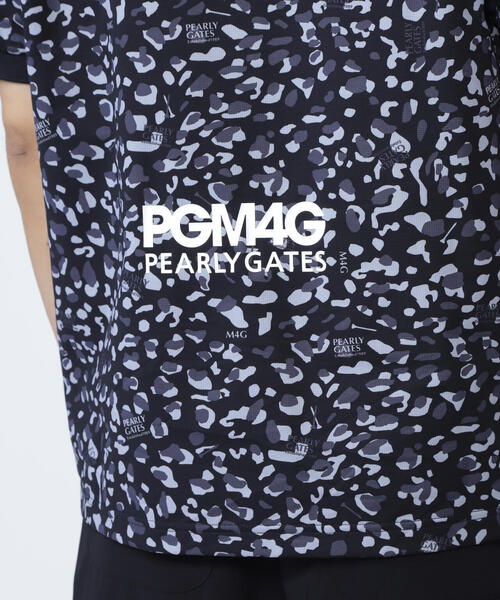 PEARLY GATES】格子ジャージ半袖ポロシャツ ＜ヒョウ柄＞ 【公式通販】