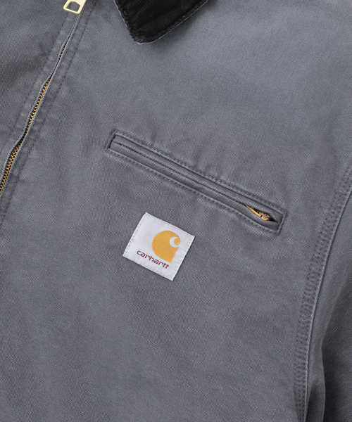 Carhartt WIP（カーハートダブリューアイピー）の「CARHARTT WIP / カーハート ダブリューアイピー OG デトロイトジャケット（その他アウター・メンズ・チャコールグレー/ベージュ・SMALL/MEDIUM）」の13枚目の写真
