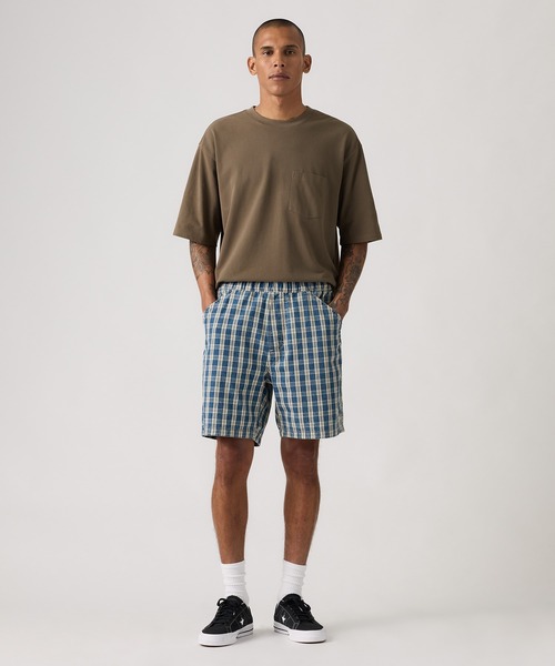 セール】Levi's/リーバイス WORKWEAR プルオンワークショーツ チェック