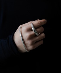 【ISOLATION / アイソレーション】Curve Palm Bangle /  カーブパームバングル