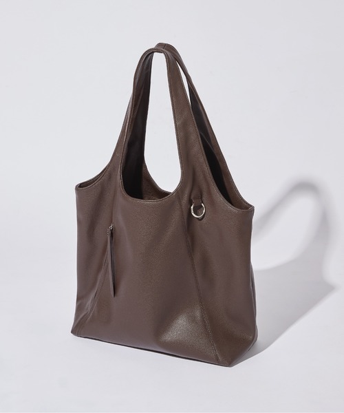 RAGEBLUE(レイジブルー)の「Tassel Zipp Synthetic Leather Tote Bag/タッセルジップ シンセティックレザートートバッグ(トートバッグ・メンズ・ブラウン/ブラック/ブラック系その他・FREE)」の14枚目の写真