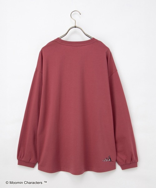 Honeys(ハニーズ)の「ムーミン/長袖チュニック(Tシャツ/カットソー・レディース・ライトベージュ/ホワイト×ブラック/レッド/ネイビー・M/LL/L)」の21枚目の写真