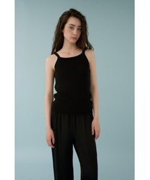 Sea Cotton Sleeveless Knit - Black