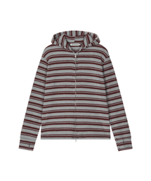 UL KNIT ZIP HOODIE 02 BROWN