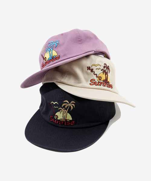 HELLO SUNRISE（ハローサンライズ）の「Palm Tree Logo 6Panel Cap_Charcoal（キャップ・レディース・その他・OS）」の4枚目の写真