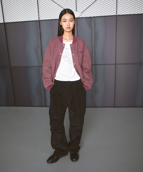 LMCの「CORDUROY WIDE CARGO PANTS black（その他パンツ・レディース・その他・S/M/L）」の4枚目の写真