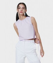 シャーリングストラップスリーブレスピンクMBCSTO013PK