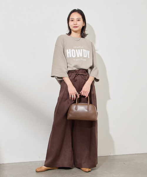 JOURNAL STANDARD（ジャーナルスタンダード）の「HOWDY ハーフスリーブスウェット（スウェット・レディース・ブラック系その他/グレー/ベージュ・FREE）」の20枚目の写真