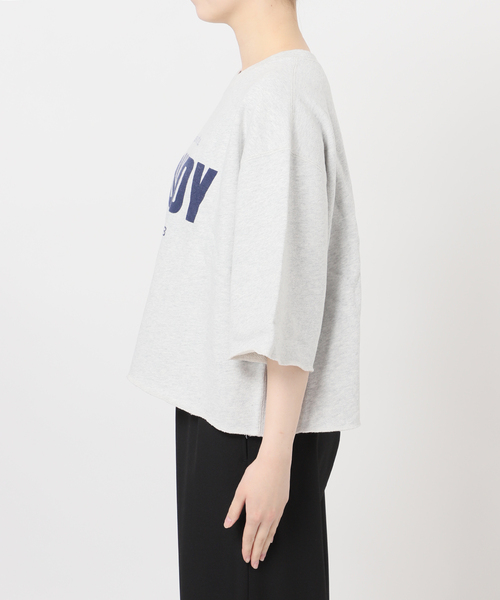 JOURNAL STANDARD（ジャーナルスタンダード）の「HOWDY ハーフスリーブスウェット（スウェット・レディース・ブラック系その他/グレー/ベージュ・FREE）」の5枚目の写真