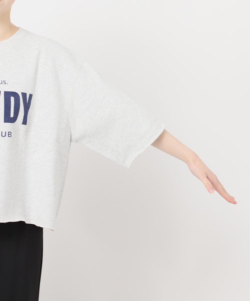 JOURNAL STANDARD（ジャーナルスタンダード）の「HOWDY ハーフスリーブスウェット（スウェット・レディース・ブラック系その他/グレー/ベージュ・FREE）」の8枚目の写真