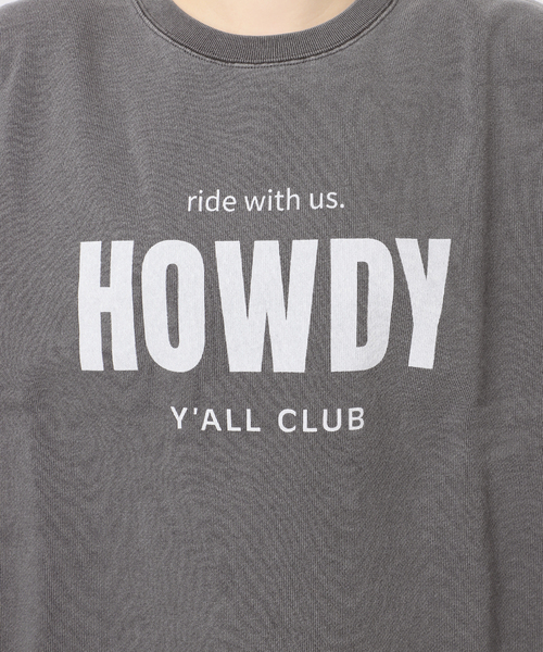 JOURNAL STANDARD（ジャーナルスタンダード）の「HOWDY ハーフスリーブスウェット（スウェット・レディース・ブラック系その他/グレー/ベージュ・FREE）」の13枚目の写真