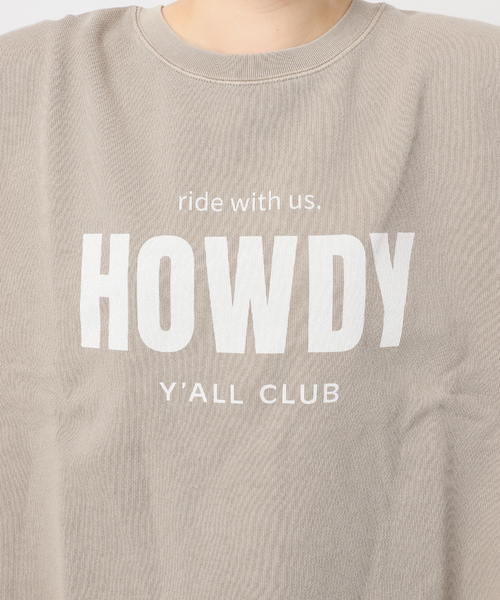 JOURNAL STANDARD（ジャーナルスタンダード）の「HOWDY ハーフスリーブスウェット（スウェット・レディース・ブラック系その他/グレー/ベージュ・FREE）」の16枚目の写真