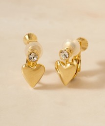 SNIDEL | ハートモチーフイヤリング(イヤリング)