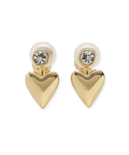 SNIDEL(スナイデル)の「ハートモチーフイヤリング(イヤリング・レディース・シルバー/ゴールド・F)」の7枚目の写真