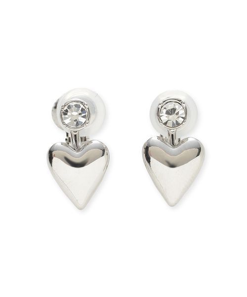 SNIDEL(スナイデル)の「ハートモチーフイヤリング(イヤリング・レディース・シルバー/ゴールド・F)」の8枚目の写真