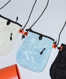 crossi（クロッシー）の「配色コード ナイロン サコッシュ（エコバッグ/サブバッグ）」