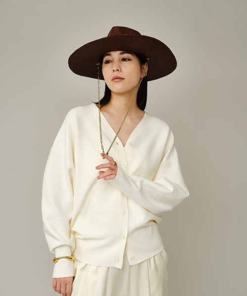 Chaos(カオス)の「Chaos(カオス)/ エピスリードカーディガン(カーディガン/ボレロ・レディース・ホワイト系その他/ブラウン系その他/ブラック系その他・FREE)」の2枚目の写真