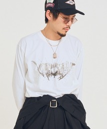 EFFECTEN | mlt5577-Utility metal logo L-S Tee カットソー(efsal-05)(Tシャツ/カットソー)