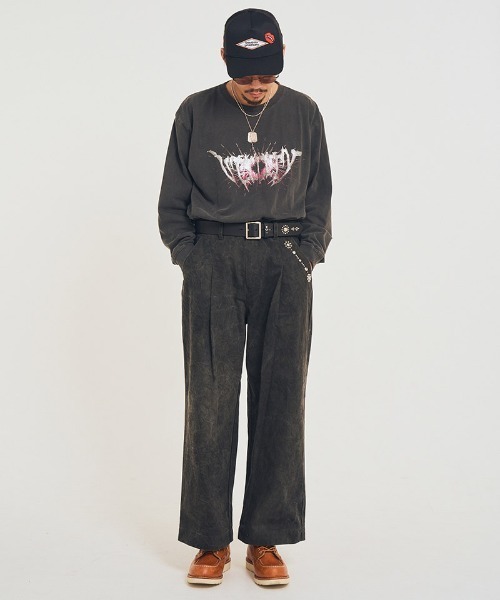 EFFECTEN（エフェクテン）の「mlt5577-Utility metal logo L-S Tee カットソー(efsal-05)（Tシャツ/カットソー・メンズ・ブラック/ブルーグレー/ホワイト・S/XL/L/M）」の11枚目の写真