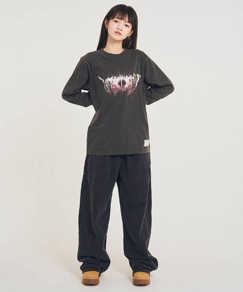 EFFECTEN（エフェクテン）の「mlt5577-Utility metal logo L-S Tee カットソー(efsal-05)（Tシャツ/カットソー・メンズ・ブラック/ブルーグレー/ホワイト・S/XL/L/M）」の13枚目の写真