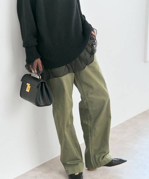 Spick & Span（スピックアンドスパン）の「《追加4》チュールドットチュニックプルオーバー（Tシャツ/カットソー・レディース・ブラック/ホワイト・FREE）」の17枚目の写真