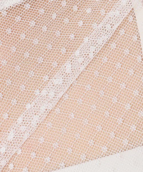 Spick & Span（スピックアンドスパン）の「《追加4》チュールドットチュニックプルオーバー（Tシャツ/カットソー・レディース・ブラック/ホワイト・FREE）」の12枚目の写真