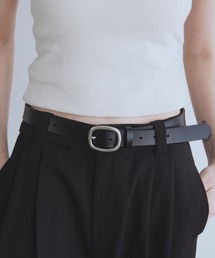 Auntie Rosa Holiday | リアルレザーラウンドバックルベルト(ベルト)