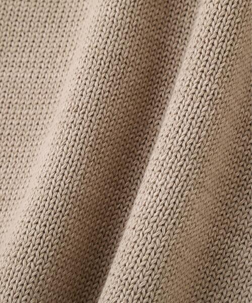 MHL.（エムエイチエル）の「CONTRAST COTTON LINEN（ニット/セーター・レディース・グリーン/ベージュ・2）」の14枚目の写真