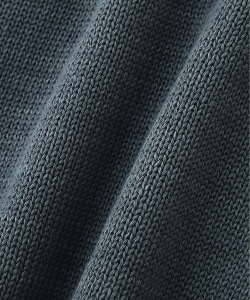 MHL.（エムエイチエル）の「CONTRAST COTTON LINEN（ニット/セーター・レディース・グリーン/ベージュ・2）」の6枚目の写真