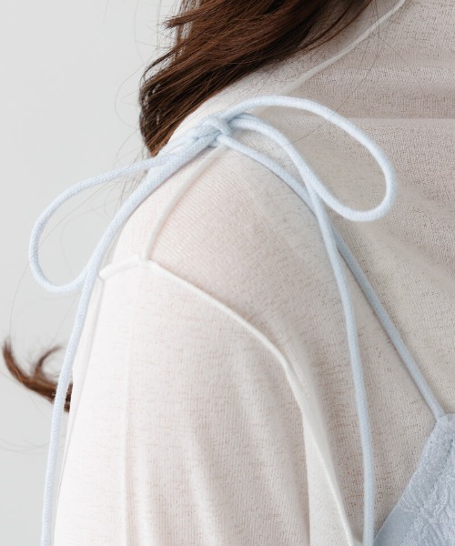 flower(フラワー)の「グロスフルールビスチェ(キャミソール・レディース・アイボリー/ブルー・FREE)」の10枚目の写真