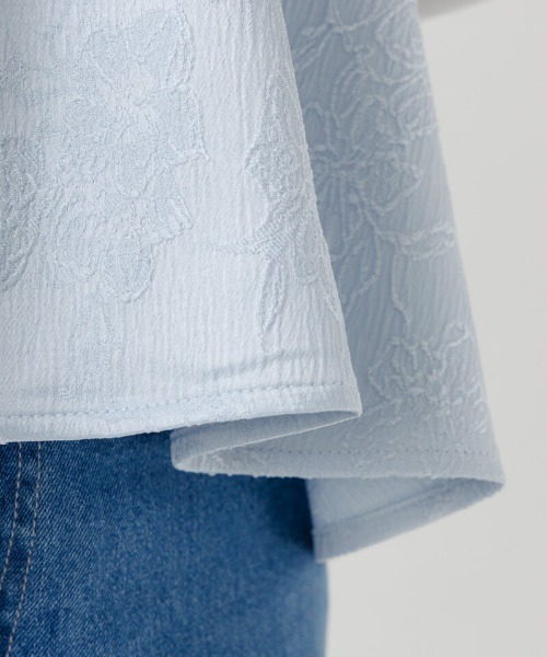 flower(フラワー)の「グロスフルールビスチェ(キャミソール・レディース・アイボリー/ブルー・FREE)」の12枚目の写真