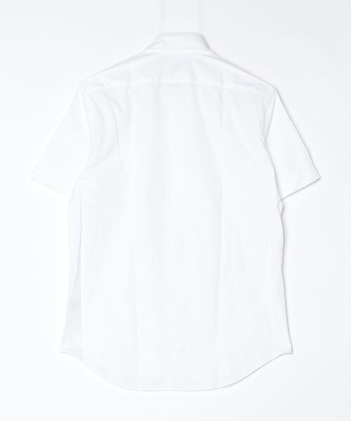 BEAMS HEART（ビームスハート）の「カラミ ボタンダウン ショートスリーブシャツ（シャツ/ブラウス・メンズ・ブルー/サックスブルー/ホワイト/ネイビー・X-LARGE/LARGE/MEDIUM/SMALL）」の5枚目の写真