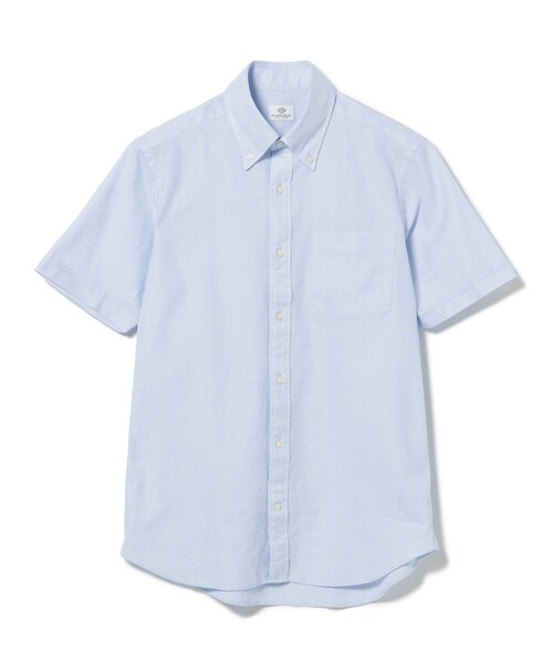 BEAMS HEART(ビームスハート)の「【7/9値下げ】カラミ ショートスリーブ ボタンダウンシャツ【クールビズ】(シャツ/ブラウス・メンズ・ブルー/サックスブルー/ホワイト/ネイビー・X-LARGE/LARGE/MEDIUM/SMALL)」の22枚目の写真