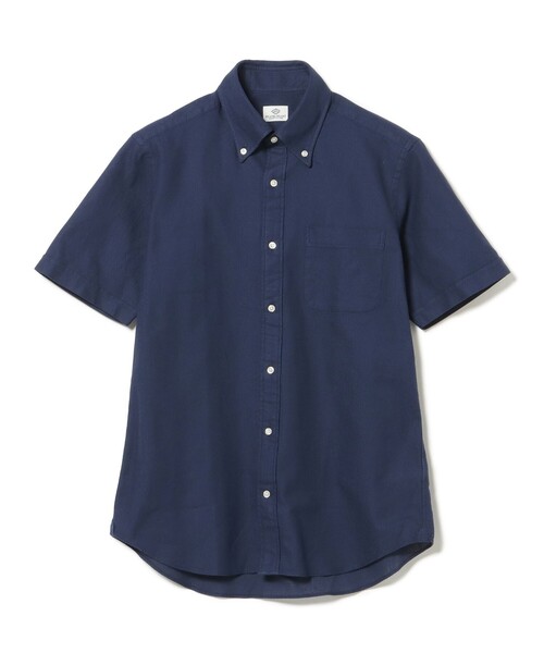 BEAMS HEART(ビームスハート)の「【7/9値下げ】カラミ ショートスリーブ ボタンダウンシャツ【クールビズ】(シャツ/ブラウス・メンズ・ブルー/サックスブルー/ホワイト/ネイビー・X-LARGE/LARGE/MEDIUM/SMALL)」の13枚目の写真