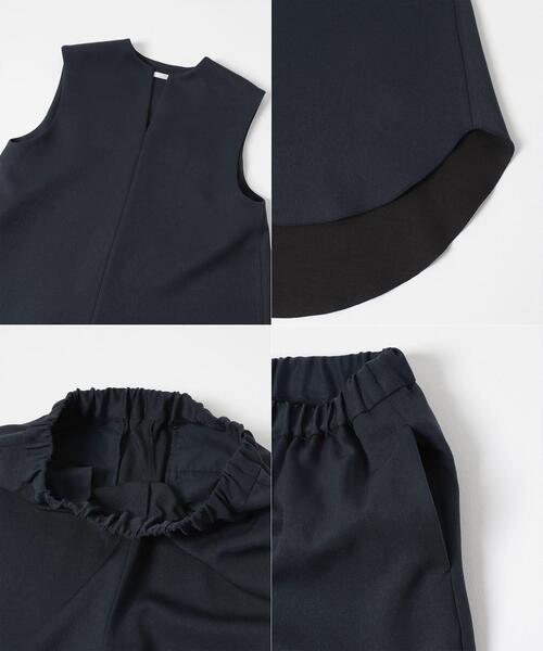 ITEMS URBANRESEARCH（アイテムズ アーバンリサーチ）の「『イージーケア』ボンディングベストセットアップ(楽着シリーズ)（セットアップ・レディース・ブルー系その他/ブラウン系その他・FREE）」の20枚目の写真