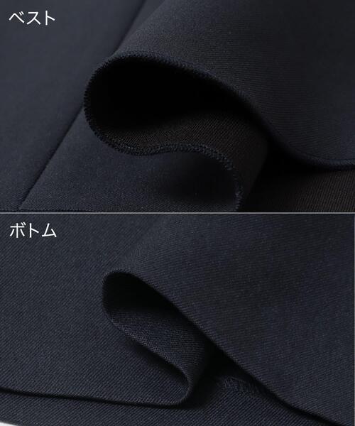 ITEMS URBANRESEARCH（アイテムズ アーバンリサーチ）の「『イージーケア』ボンディングベストセットアップ（セットアップ・レディース・ブルー系その他/ブラウン系その他・FREE）」の9枚目の写真