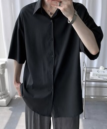 オーバーサイズ半袖シャツ/ユニセックス