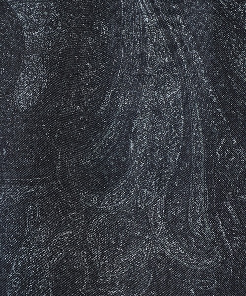 GOLD（ゴールド）の「GOLD / ゴールド：PAISLEY PATTERN SILK TWILL OPEN SHIRT：25B-GL29543[MUS]（シャツ/ブラウス・メンズ・ブラック・M）」の5枚目の写真