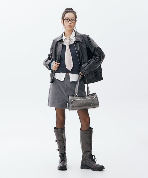 MONGDOL（モンドル）の「[3カラー] ウィンターver) シグネチャーウールショートパンツ MDPT052FW（その他パンツ・レディース・ベージュ・SMALL/MEDIUM/LARGE）」の9枚目の写真