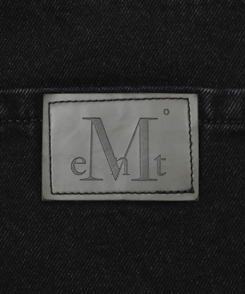 MUCENT（ムセント）の「ブレンリベットポイントワイドデニムパンツ（デニムパンツ・レディース・ブラック・MEDIUM/SMALL）」の6枚目の写真