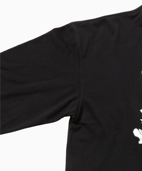 and wander（アンドワンダー）の「and wander/アンドワンダー krell Monochrome LS by MASAYOSHI SUZUKI プレーティング天竺 ロンT 2026年春夏（Tシャツ/カットソー・メンズ・ブラック/ホワイト・M/L/XL）」の13枚目の写真