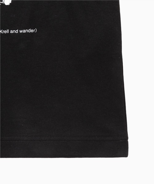 and wander（アンドワンダー）の「and wander/アンドワンダー krell Monochrome LS by MASAYOSHI SUZUKI プレーティング天竺 ロンT 2026年春夏（Tシャツ/カットソー・メンズ・ブラック/ホワイト・M/L/XL）」の15枚目の写真