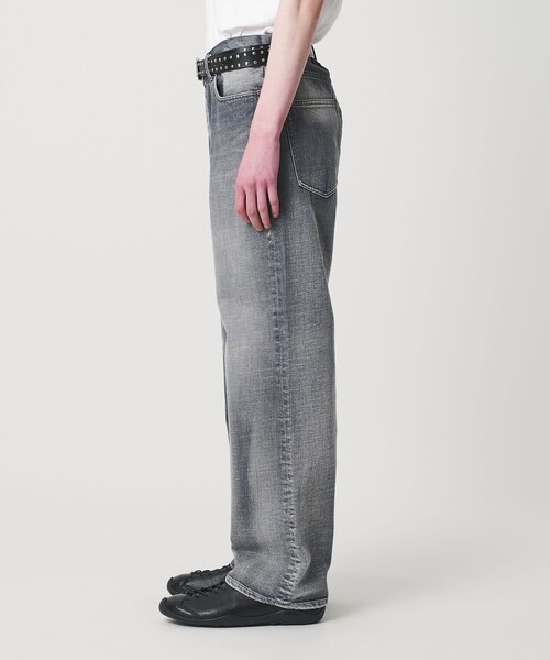 MONKEY TIME（モンキータイム）の「ハンド シェービング デニム ルーズ レギュラー（デニムパンツ・メンズ・ダークグレー/ネイビー・M/S/L）」の9枚目の写真