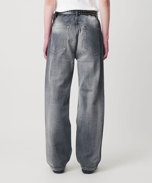 MONKEY TIME（モンキータイム）の「ハンド シェービング デニム ルーズ レギュラー（デニムパンツ・メンズ・ダークグレー/ネイビー・M/S/L）」の11枚目の写真