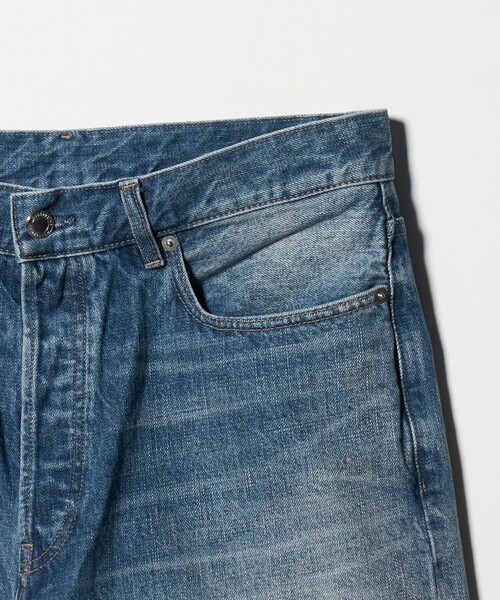 MONKEY TIME（モンキータイム）の「ハンド シェービング デニム ルーズ レギュラー（デニムパンツ・メンズ・ダークグレー/ネイビー・M/S/L）」の17枚目の写真