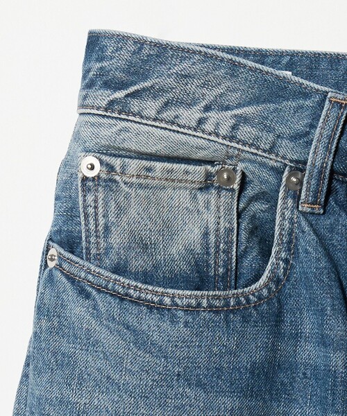 MONKEY TIME（モンキータイム）の「ハンド シェービング デニム ルーズ レギュラー（デニムパンツ・メンズ・ダークグレー/ネイビー・M/S/L）」の18枚目の写真